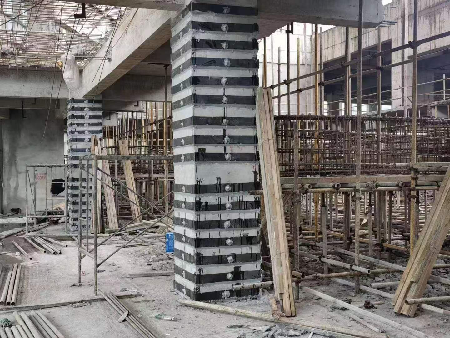 锦州柱子包钢加固施工方案